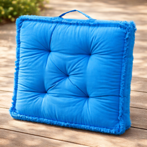 Декоративна възглавница за стол - тюркоаз - 45 х 45 см.