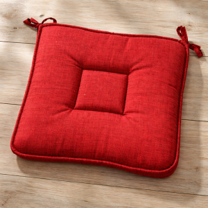 Декоративна възглавница за стол - червена - 39 х 39 см.
