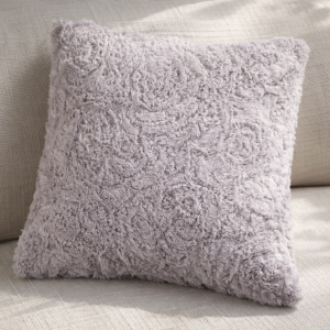 Калъфка за декоративна възглавница - сива - релефна - 40 х 40 см.
