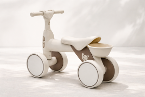 Дървено баланс колело със звък и светлини - 55 × 30 × 45 см.