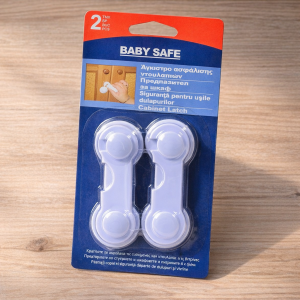 Предпазител за шкаф - бял - 2 бр.