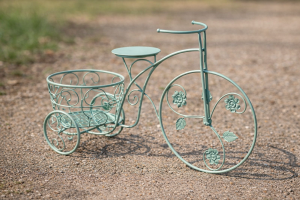 Поставка за 2 саксии - Мента Велосипед - 70 x 23 x 43 см.