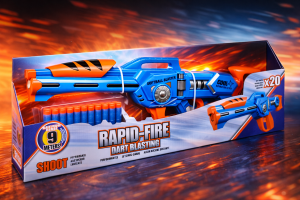 Детско оръжие - с патрони от пяна - 20 бр.