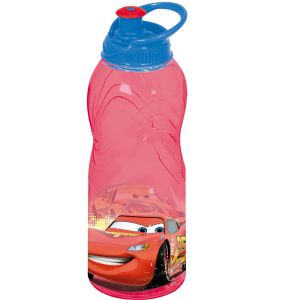 Бутилка за вода CARS (розова) - 400 мл.