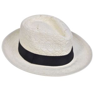 Лятна шапка - черна панделка