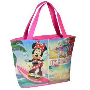 Детска плажна чанта - цикламена - MINNIE 