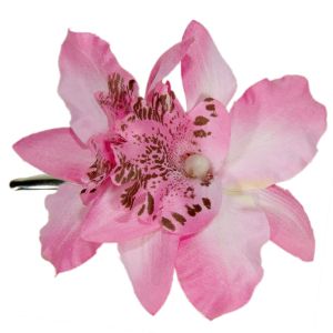 Фиба за коса - розова орхидея