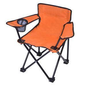Детски сгъваем стол - оранжев