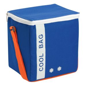 Термо чанта - куб - синя