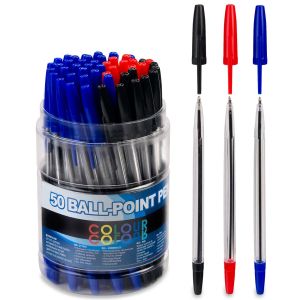 Химикалки - 3 цвята - 50 бр.