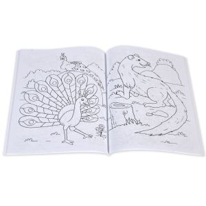 Книжка за оцветяване - Птици и животни
