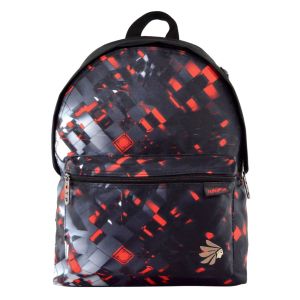 Чанта - ученическа - черно и червено