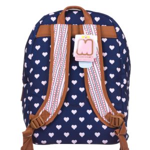 Чанта - ученическа - сърца - Marshmallow