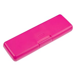 Кутия за моливи - пластмасова - флуоресцентни цветове