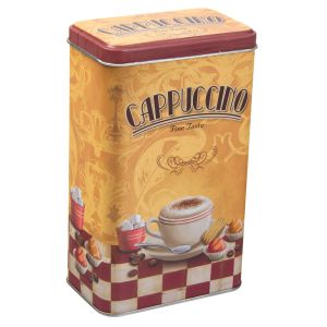 Кутия за кафе - метална - Cappuccino 