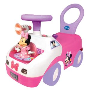 Детска кола за бутане - Dancing MINNIE - розово и лилаво