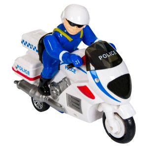 Играчка полицай на мотор - със звук и светлини